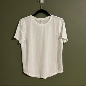 Lululemon High-Neck Running and Training T-Shirt Vapor White